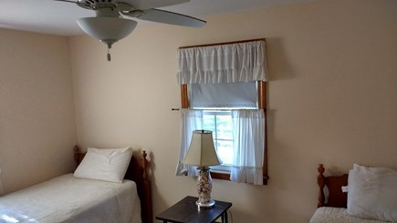 West Dennis Cape Cod vacation rental - One of two side bedrooms with twin beds