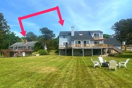 West Dennis Cape Cod vacation rental - Rear Decks at “All Decked Out on Horsefoot Cove”