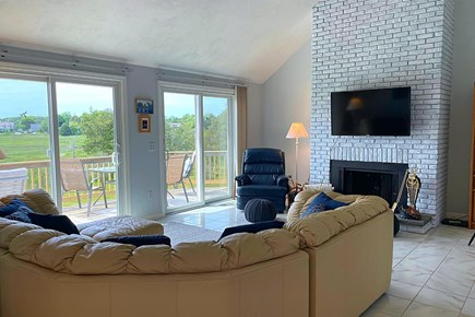 West Dennis Cape Cod vacation rental - Indulge in the amazing view from the Living Room