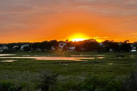 West Dennis Cape Cod vacation rental - Enjoy spectacular sunsets over salt marsh