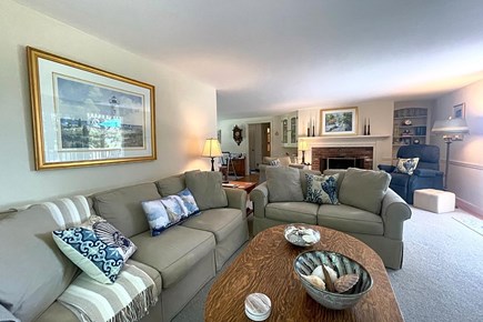 West Dennis Cape Cod vacation rental - Ample seating for everyone in this Living Room
