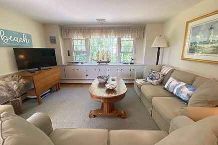 West Dennis Cape Cod vacation rental - Binge watch movies in the large Living Room