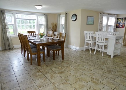 Dennis Port Cape Cod vacation rental - Spacious dining area adjacent to kitchen sitting area