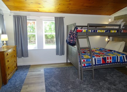 Dennis Port Cape Cod vacation rental - Full and twin bunks with flat screen TV