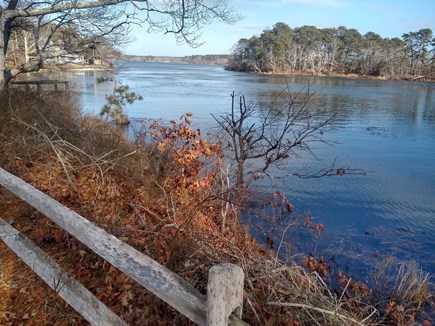 West Harwich Cape Cod vacation rental - The Herring River right across the driveway