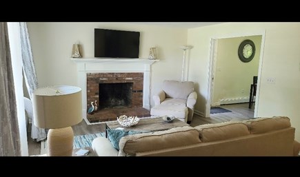 South Yarmouth Cape Cod vacation rental - Living room with TV. Plenty of Comfortable seating.