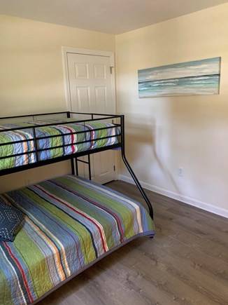 South Yarmouth Cape Cod vacation rental - Third bedroom with twin over full/queen bunk, A/C and TV