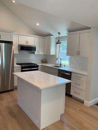 Yarmouth Cape Cod vacation rental - Stainless kitchen with center island