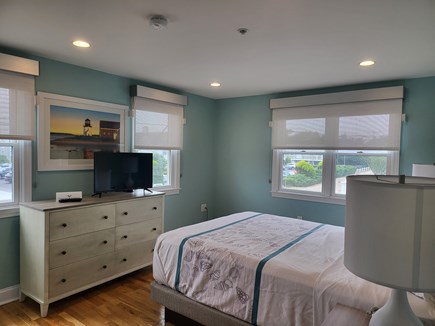 Dennis Port Cape Cod vacation rental - Another view of primary bedroom with TV