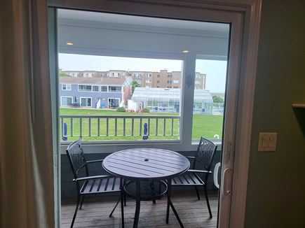 Dennis Port Cape Cod vacation rental - Enjoy the deck overlooking the grounds