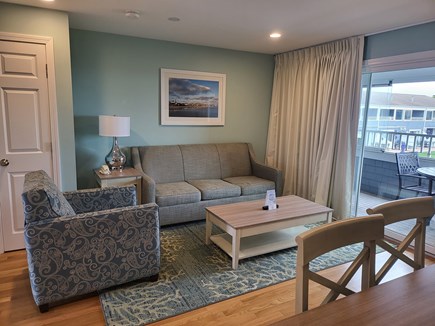 Dennis Port Cape Cod vacation rental - Comfortable living room with queen sofa bed