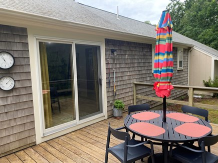 East Falmouth Cape Cod vacation rental - View of deck located in rear of property with seating area