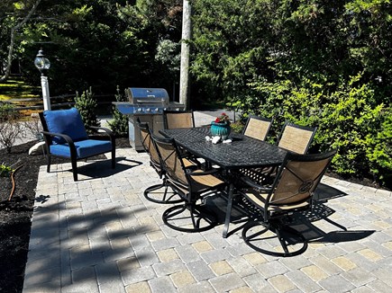 Hyannis Cape Cod vacation rental - Large dining area with grill. Great area to enjoy outdoor dining.