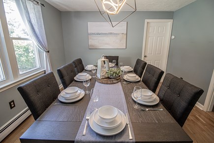 Barnstable Cape Cod vacation rental - Dining Room - Comfortably sits 10