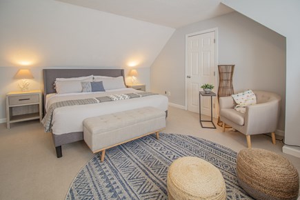 Barnstable Cape Cod vacation rental - Bedroom #2 - King and Queen with seating area and full-sized desk