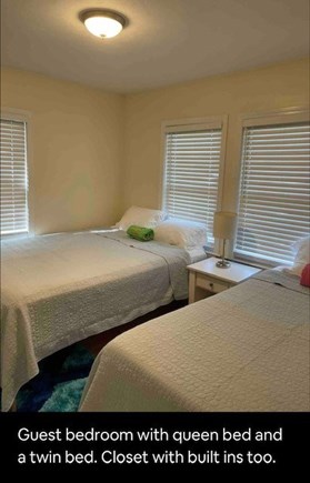 Bourne, Buzzards Bay Cape Cod vacation rental - Guest bedroom 1 queen 1 twin