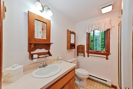 West Yarmouth Cape Cod vacation rental - First floor - full bathroom with a walk-in shower