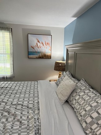 West Yarmouth Cape Cod vacation rental - King size - master bedroom (TV, walk-in closet, full bathroom)