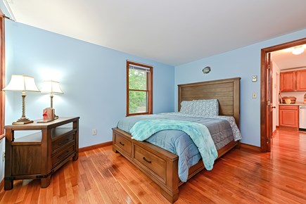 West Yarmouth Cape Cod vacation rental - First-floor bedroom with a queen-size bed.