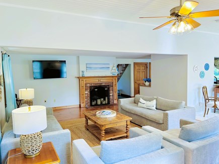 Brewster Cape Cod vacation rental - Spacious Living Room w/ 55 inch Smart TV.