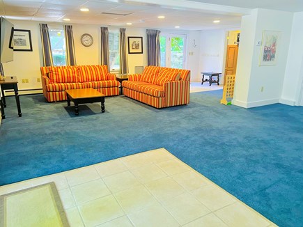 Brewster Cape Cod vacation rental - Lower level family room