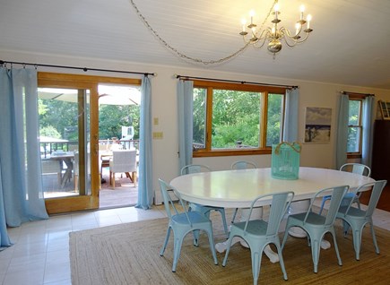 Brewster Cape Cod vacation rental - Dining area seats 8 comfortably