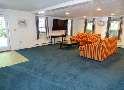 Brewster Cape Cod vacation rental - Lower level family room with walk out to pool
