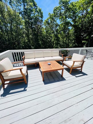 Mashpee Cape Cod vacation rental - Deck (Grill and dining area also on deck, not shown)