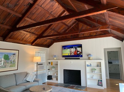 Harwich Port Cape Cod vacation rental - Living room - vaulted ceiling