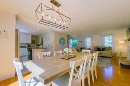 East Sandwich Cape Cod vacation rental - Living Room opens to Dining Room