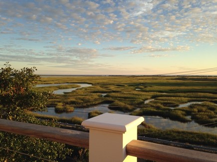 Provincetown, Herring Cove Cape Cod vacation rental - View south at sunset