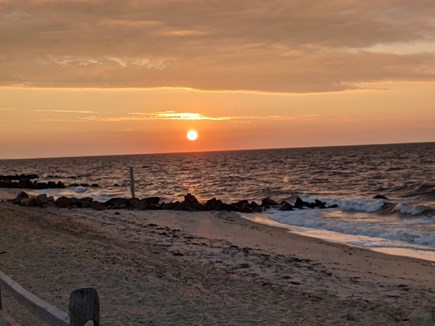 Dennisport Cape Cod vacation rental - Sunrise at the beach