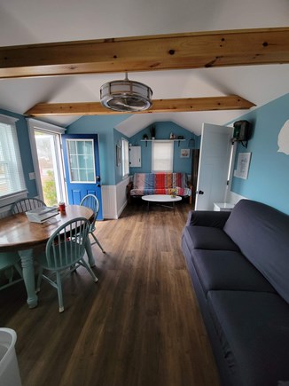 Dennisport Cape Cod vacation rental - Living, dining and futon