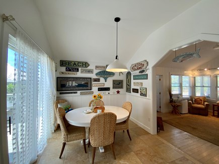 Brewster Cape Cod vacation rental - Dining/living area