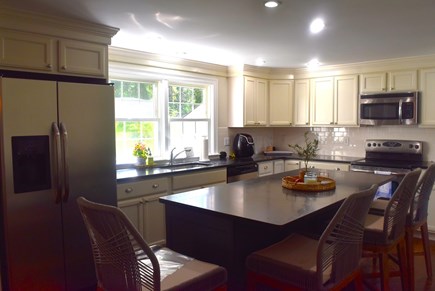 South Yarmouth Cape Cod vacation rental - Well equipped kitchen with large island