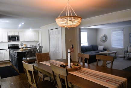 South Yarmouth Cape Cod vacation rental - Dining room off kitchen and living room