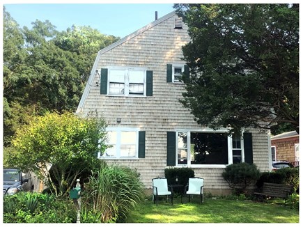 Sagamore Beach Cape Cod vacation rental - Enjoy the breeze and view under the front yard tree.