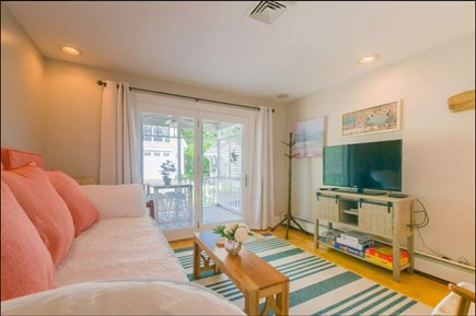 Sagamore Beach Cape Cod vacation rental - Large backroom with TV