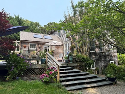 Eastham Cape Cod vacation rental - Side deck with plenty of seating