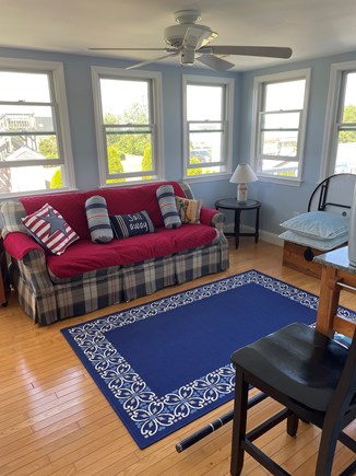 Sandwich, Town Neck Beach Cape Cod vacation rental - Sunroom - open to Living area & outdoor deck