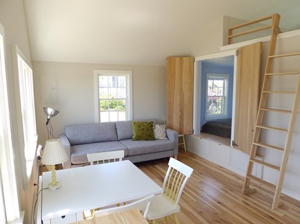 Truro Cape Cod vacation rental - Living Area and Ladder to Loft