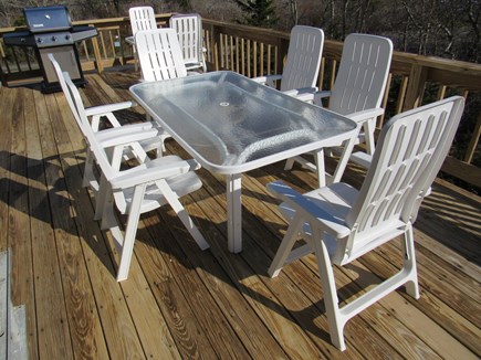 West Dennis Cape Cod vacation rental - Outdoor Dining Upper Deck