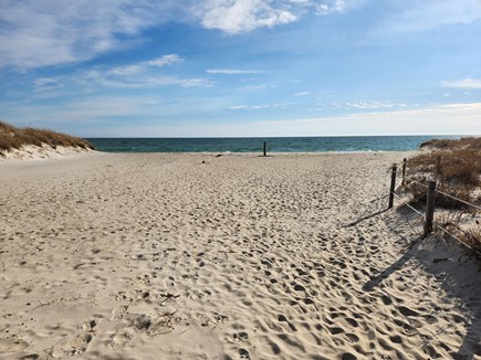West Dennis Cape Cod vacation rental - Entrance to South Village Beach on open ocean. Only 1,400' away!