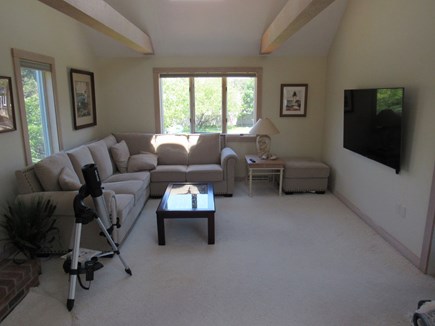West Dennis Cape Cod vacation rental - Living Room Area, Front to Back.