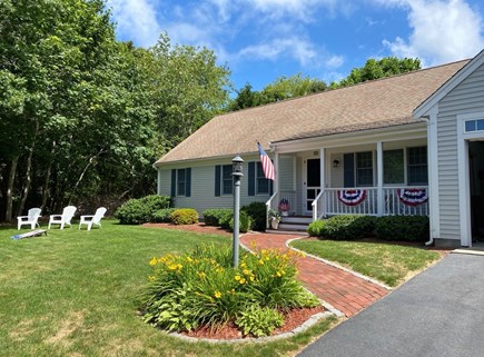 Yarmouth Cape Cod vacation rental - Front of house with sitting area