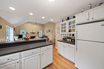 Yarmouth Cape Cod vacation rental - Kitchen looking into Family Room