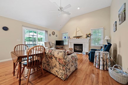 Yarmouth Cape Cod vacation rental - Family Room leading to large deck for grilling and dining