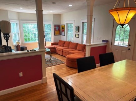 Falmouth Cape Cod vacation rental - Dining area into living room