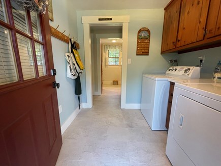 North Eastham Cape Cod vacation rental - First floor mudroom entrance with laundry