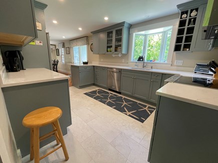 North Eastham Cape Cod vacation rental - Large, fully-stocked kitchen opens to the deck and living area